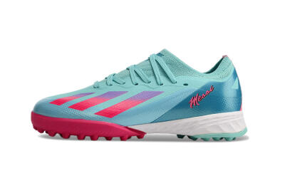 Adidas X Speedportal.1 TF Football Shoes - Jade/Pink/Purple