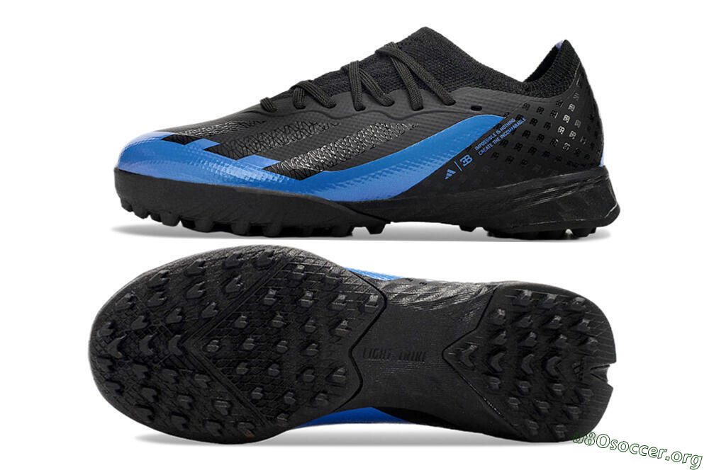 Adidas X Speedportal.1 TF Football Shoes - Black/Blue 1