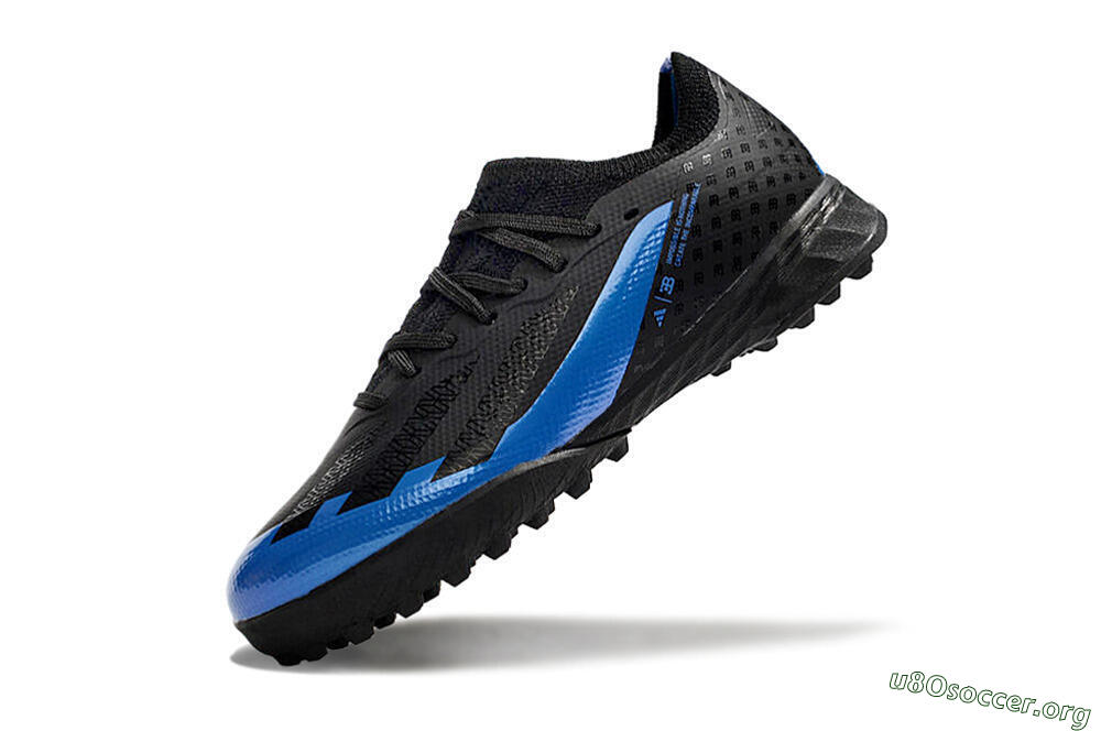 Adidas X Speedportal.1 TF Football Shoes - Black/Blue 5