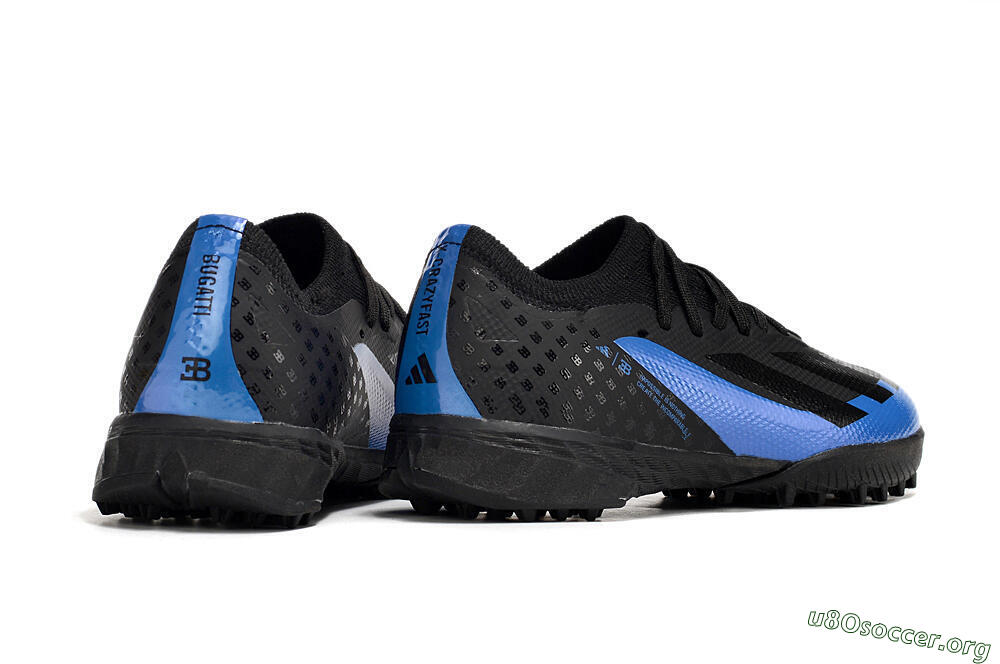 Adidas X Speedportal.1 TF Football Shoes - Black/Blue 7