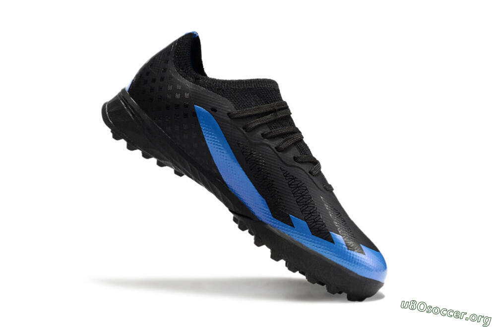 Adidas X Speedportal.1 TF Football Shoes - Black/Blue 4