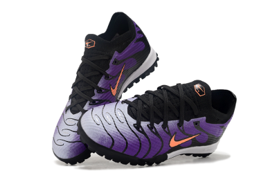 Nike Air Zoom Mercurial Vapor 15 Elite TF Football Shoes - Purple/Black/Orange