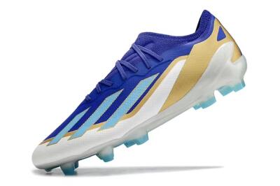 Adidas X Speedportal.1 FG Football Boots - Blue/Gold/White