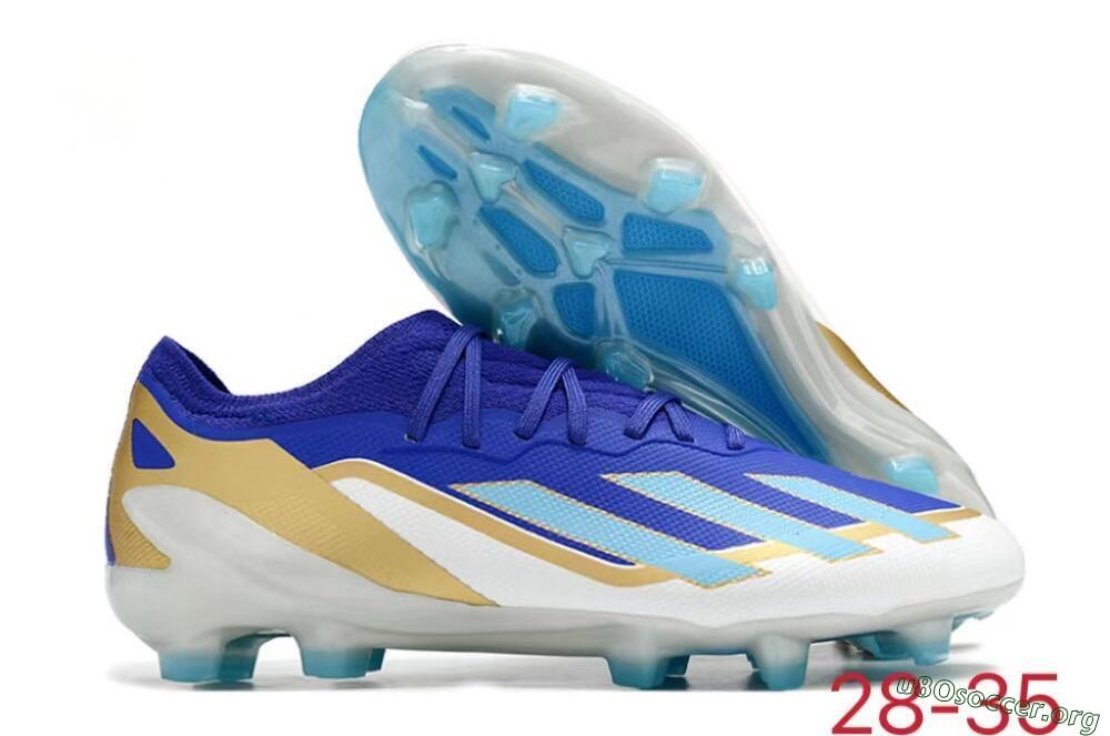 Adidas X Speedportal.1 FG Football Boots - Blue/Gold/White 2