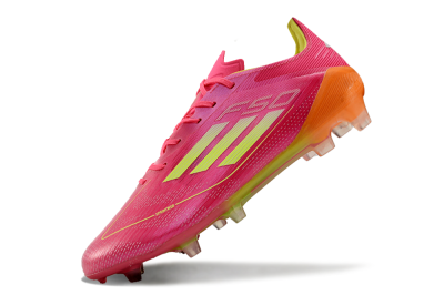 Adidas F50 Elite FG Football Boots - Pink/Yellow/Orange