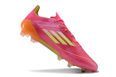 Adidas F50 Elite FG Football Boots - Pink/Yellow/Orange
