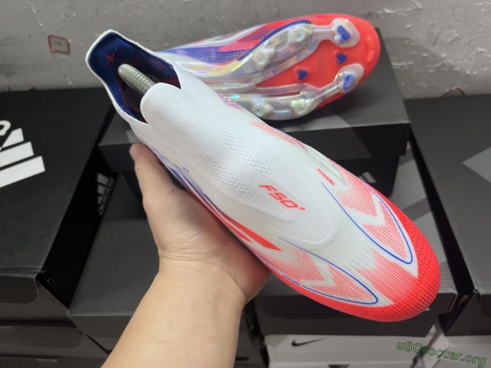 Adidas F50 Adizero FG Football Boots - Red/White/Blue