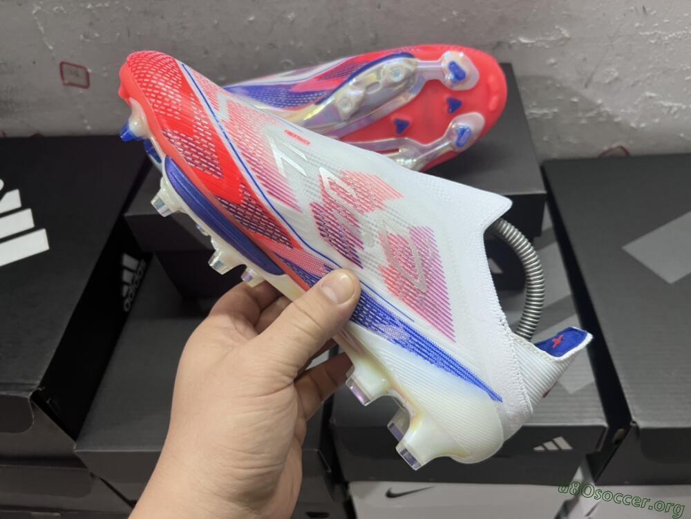 Adidas F50 Adizero FG Football Boots - Red/White/Blue