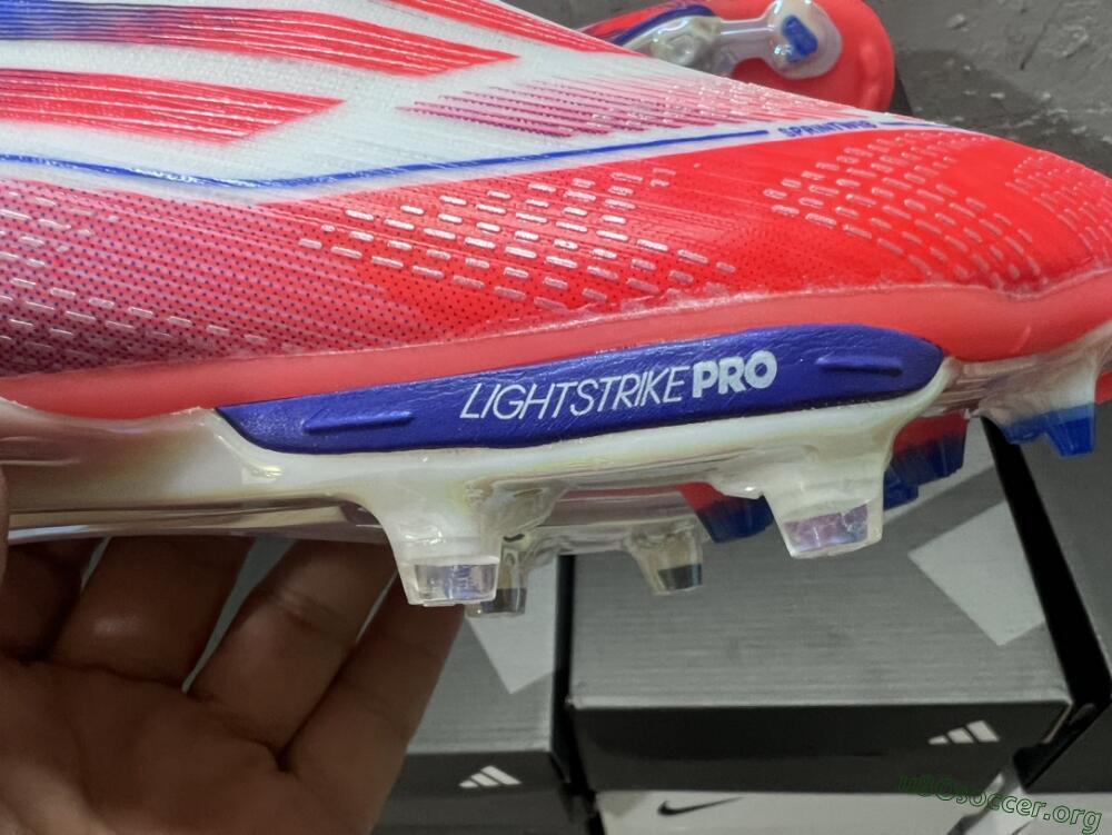 Adidas F50 Adizero FG Football Boots - Red/White/Blue