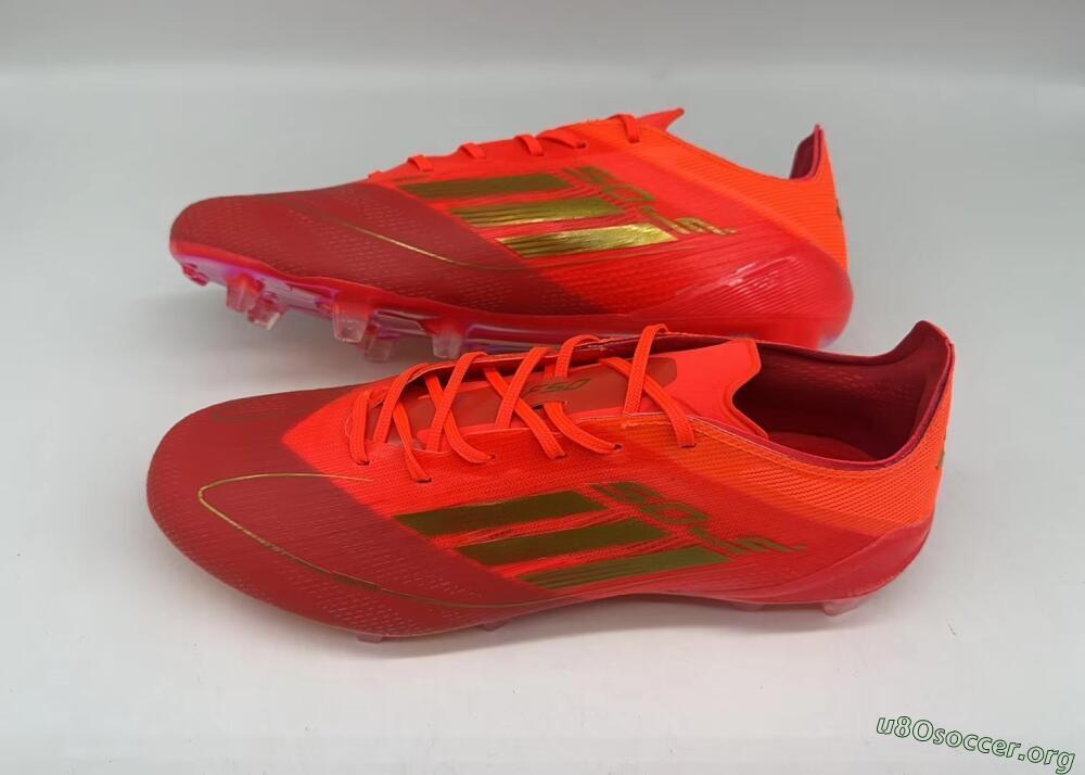 Adidas F50 Elite FG Football Boots - Red/Gold
