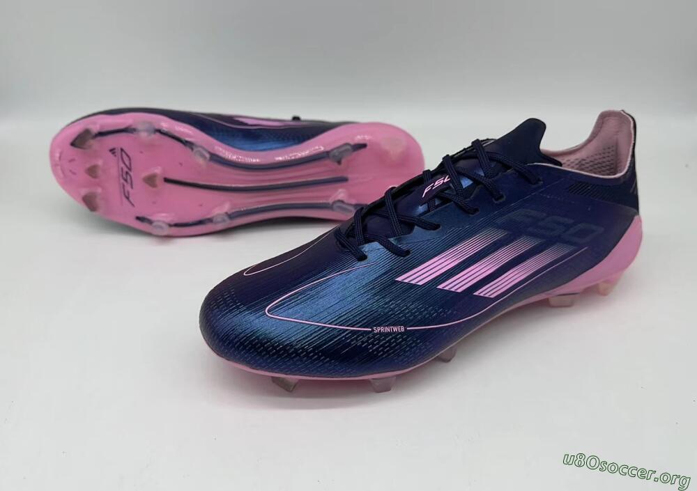 Adidas F50 Elite FG Football Boots - Blue/Pink/Black