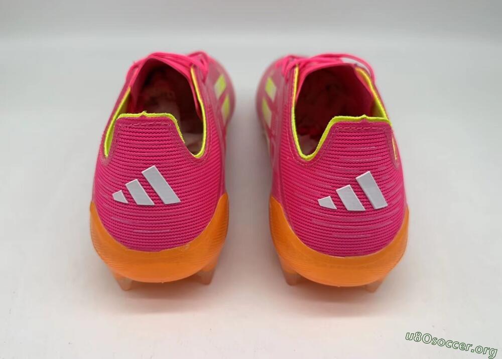 Adidas F50 Elite FG Football Boots - Pink/Yellow/Orange