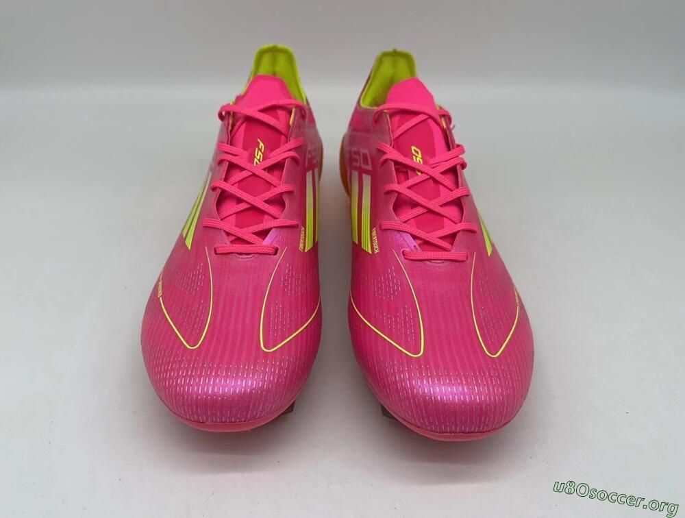 Adidas F50 Elite FG Football Boots - Pink/Yellow/Orange