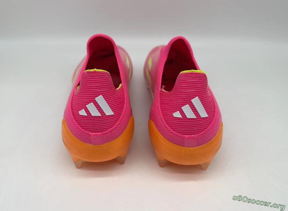 Adidas F50 Elite FG Football Boots - Pink/Yellow/Orange