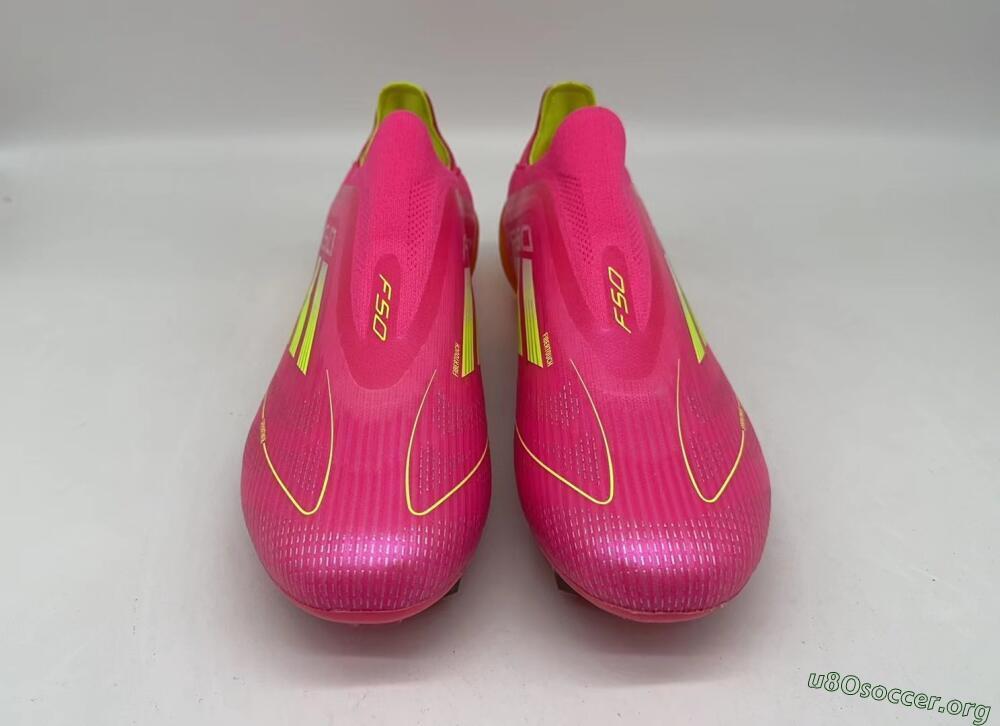 Adidas F50 Elite FG Football Boots - Pink/Yellow/Orange