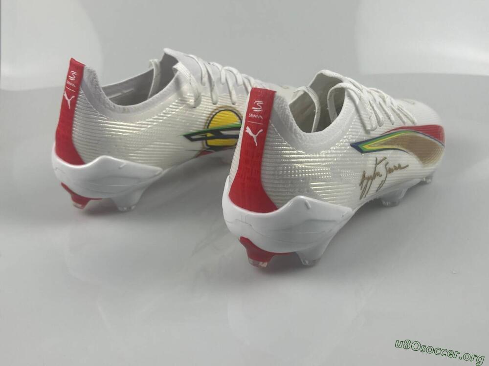Puma Ultra 5 Ultimate FG Football Boots - White/Red/Yellow/Green