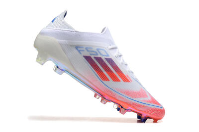 Adidas F50 Elite FG Football Boots - White/Red/Blue