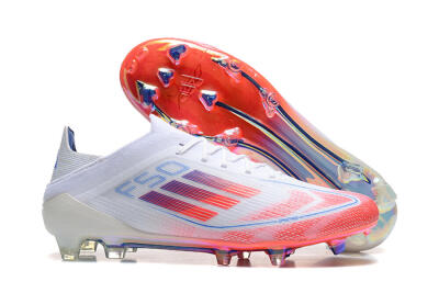 Adidas F50 Elite FG Football Boots - White/Red/Blue
