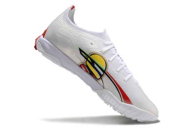 Puma Ultra Ultimate TF Football Shoes - White/Red/Yellow