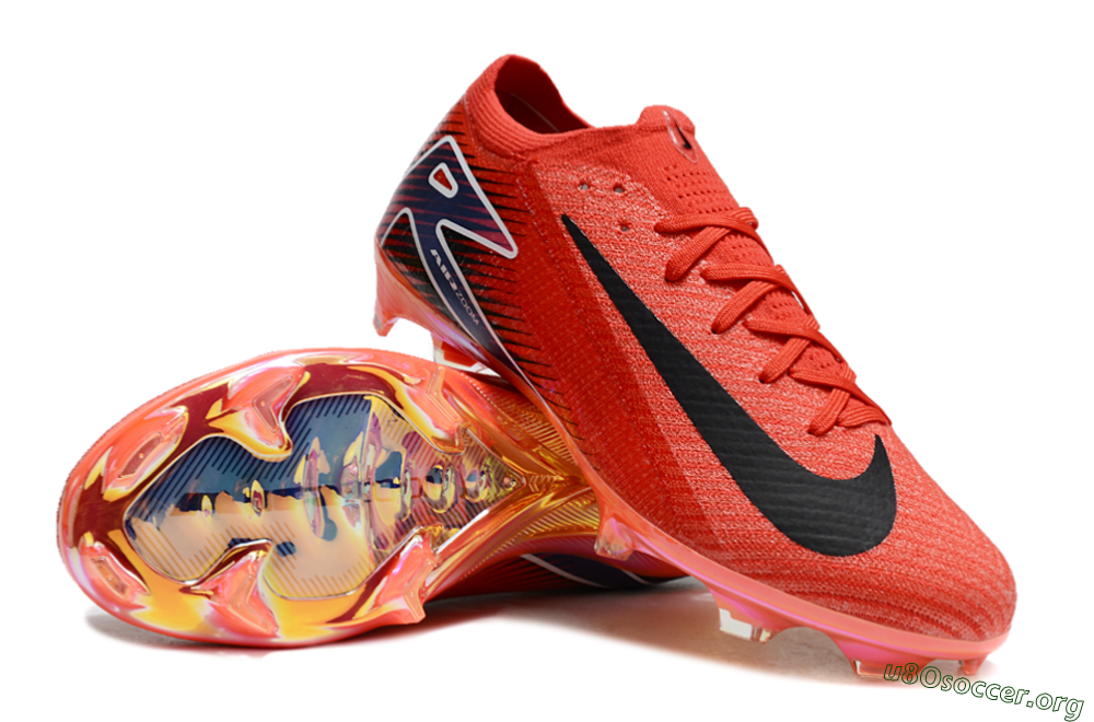 Nike Air Zoom Mercurial Vapor 16 Elite FG Football Boots - Red/Black/White/Gold 3