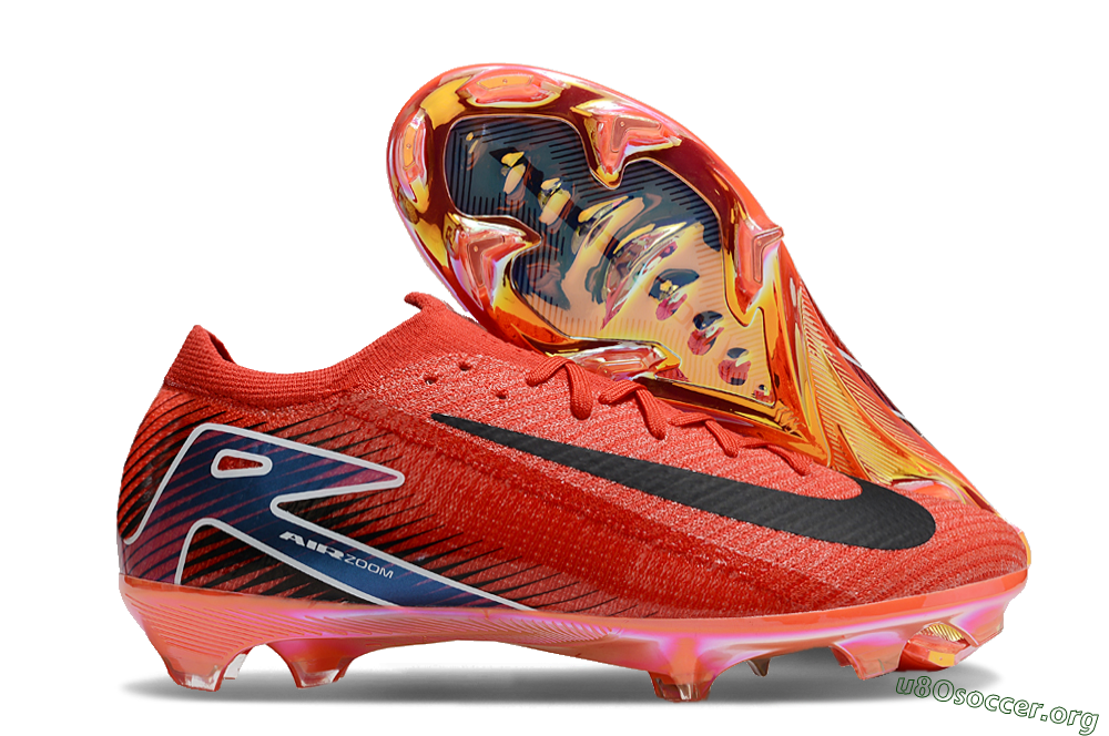 Nike Air Zoom Mercurial Vapor 16 Elite FG Football Boots - Red/Black/White/Gold 2