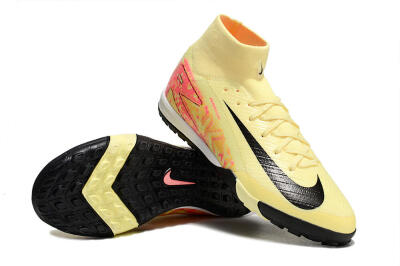 Nike Air Zoom Mercurial Superfly 10 Elite TF Football Shoes - Yellow/Pink/Black