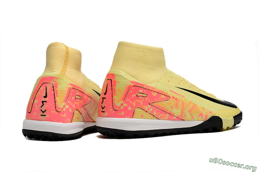Nike Air Zoom Mercurial Superfly 10 Elite TF Football Shoes - Yellow/Pink/Black 6