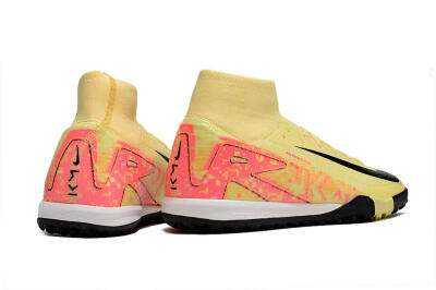Nike Air Zoom Mercurial Superfly 10 Elite TF Football Shoes - Yellow/Pink/Black