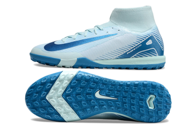 Nike Air Zoom Mercurial Superfly 10 Elite TF Football Shoes - Jade/Blue/White