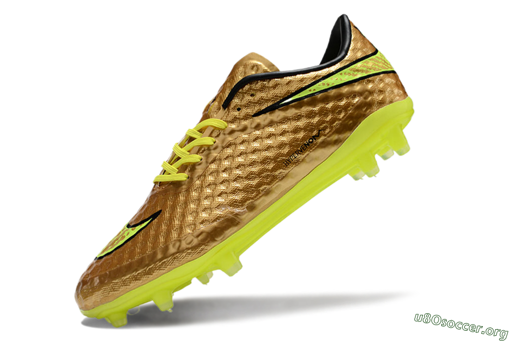 Nike Hypervenom Phantom FG Football Boots - Gold/Yellow/Black 5