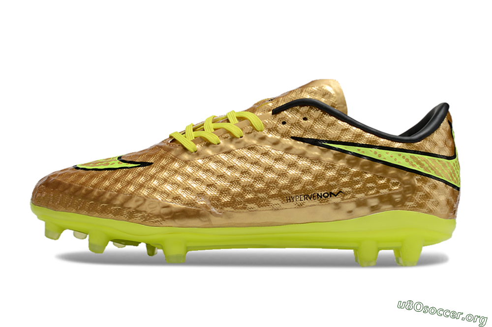 Nike Hypervenom Phantom FG Football Boots - Gold/Yellow/Black 3