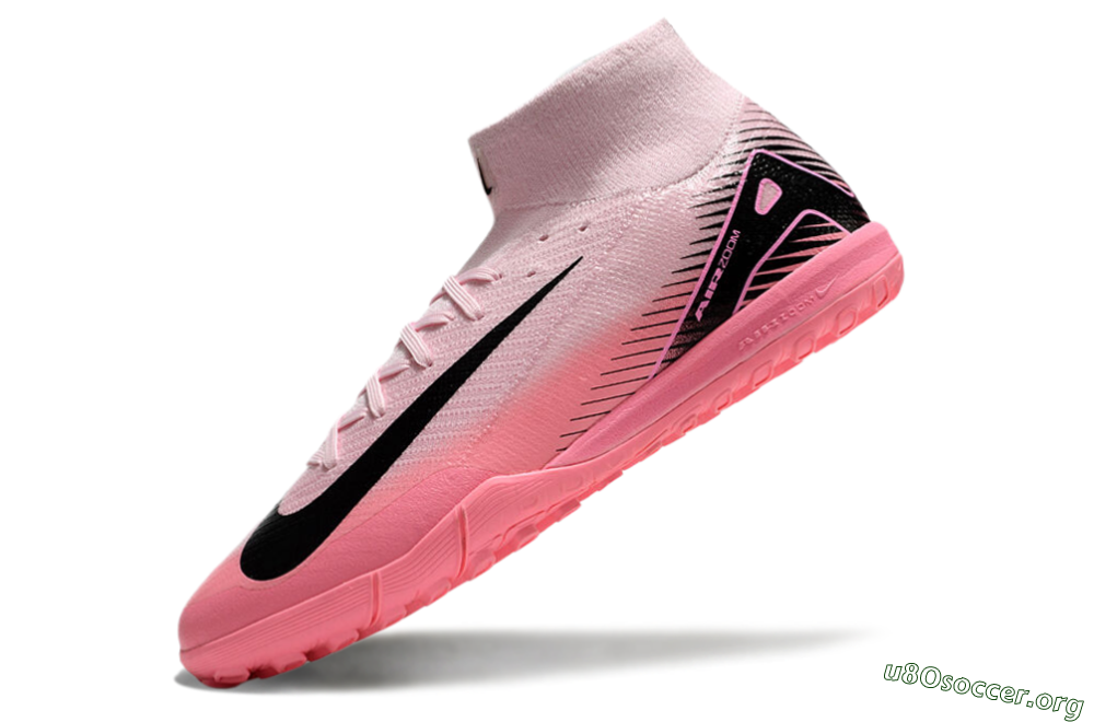 Nike Air Zoom Mercurial Superfly 10 Elite TF Football Shoes - Pink/Black 5