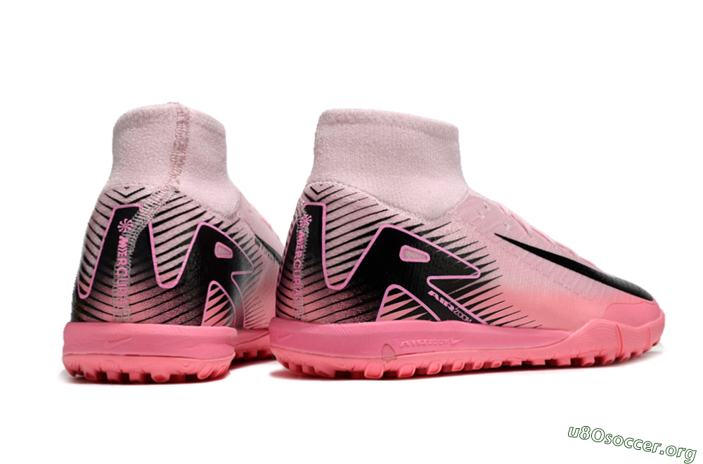 Nike Air Zoom Mercurial Superfly 10 Elite TF Football Shoes - Pink/Black 6