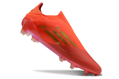 Adidas F50 Elite FG Football Boots - Red/Gold