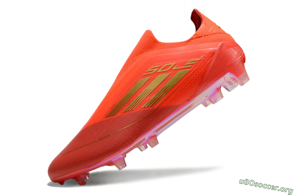 Adidas F50 Elite FG Football Boots - Red/Gold 5
