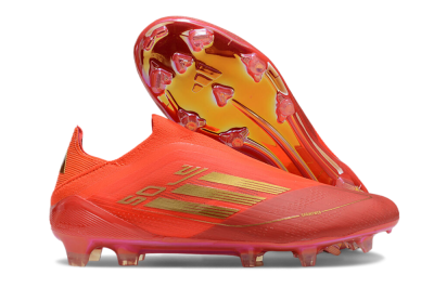 Adidas F50 Elite FG Football Boots - Red/Gold