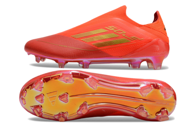 Adidas F50 Elite FG Football Boots - Red/Gold