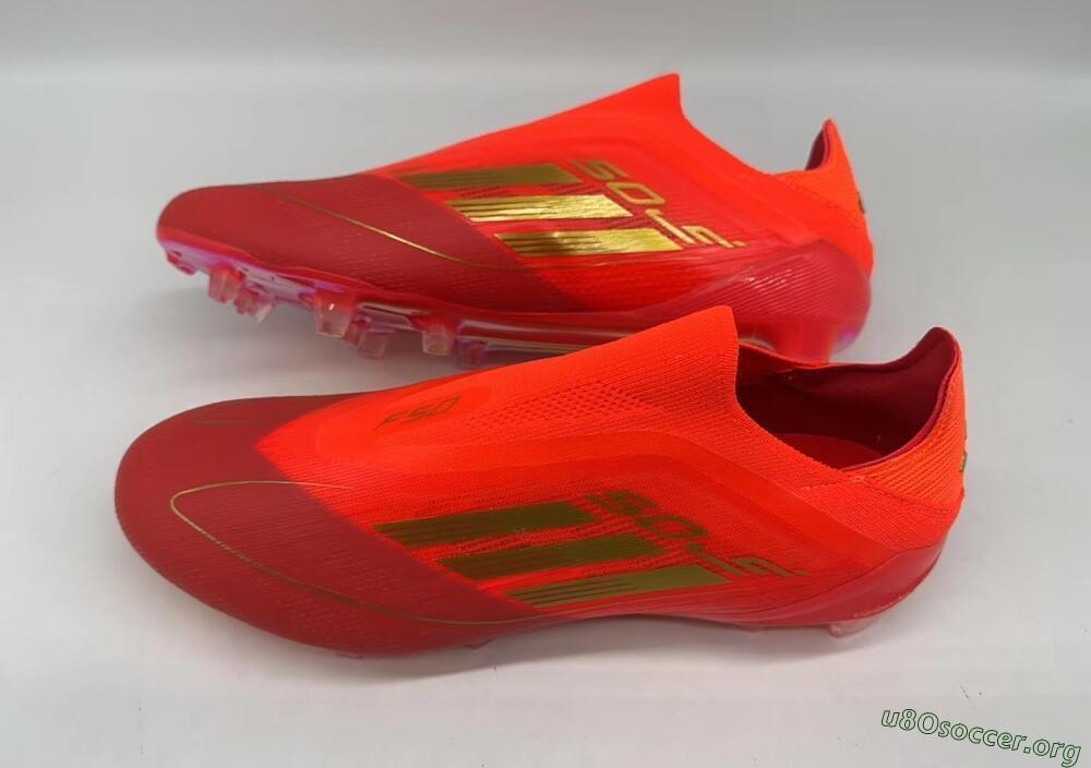 Adidas F50 Elite FG Football Boots - Red/Gold