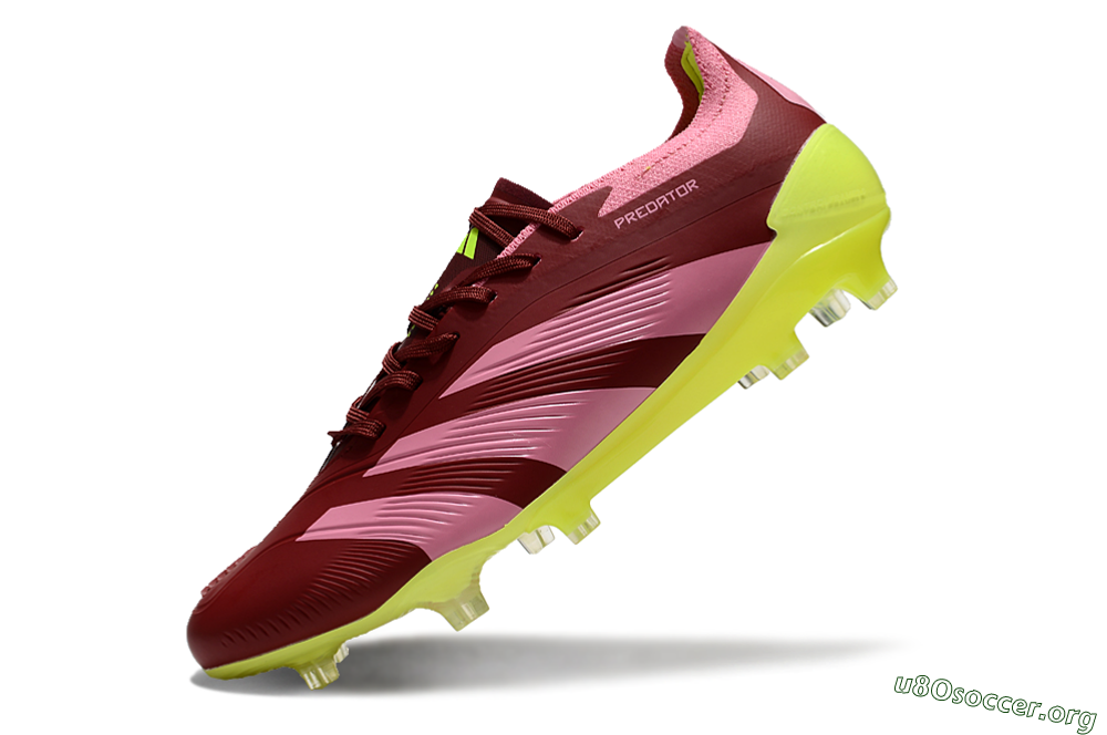 Adidas Predator 24 Elite FG Football Boots - Red/Pink/Yellow 5