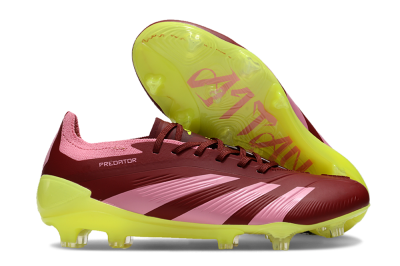 Adidas Predator 24 Elite FG Football Boots - Red/Pink/Yellow