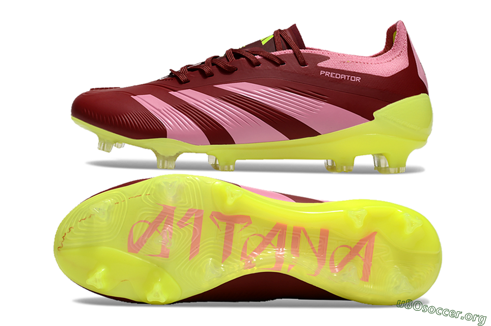 Adidas Predator 24 Elite FG Football Boots - Red/Pink/Yellow 1
