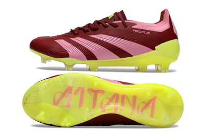 Adidas Predator 24 Elite FG Football Boots - Red/Pink/Yellow
