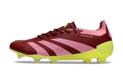 Adidas Predator 24 Elite FG Football Boots - Red/Pink/Yellow