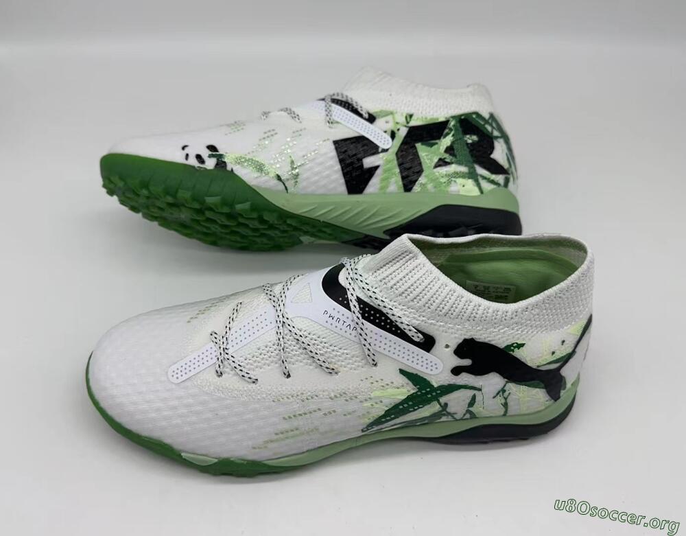 Puma Future 7 Ultimate TF Football Shoes - White/Green/Black