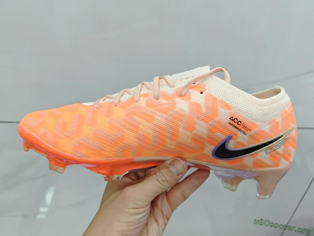 Nike Air Zoom Mercurial Vapor 15 Elite FG Football Boots - Orange/Black/Purple