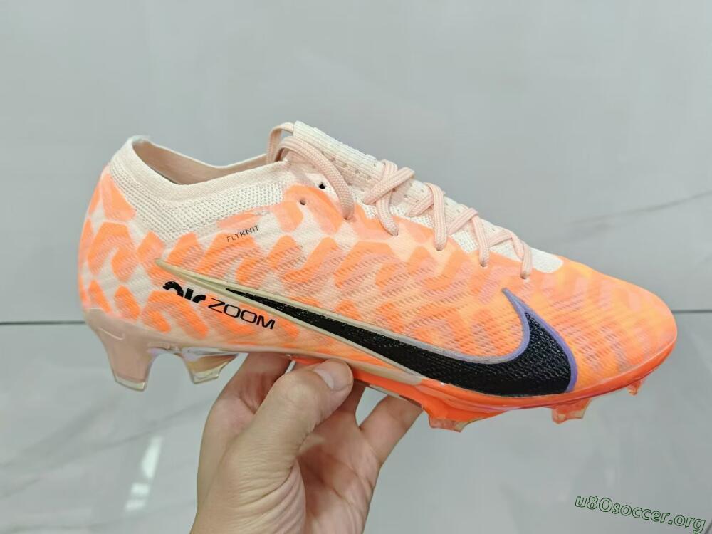 Nike Air Zoom Mercurial Vapor 15 Elite FG Football Boots - Orange/Black/Purple