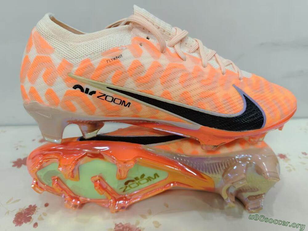 Nike Air Zoom Mercurial Vapor 15 Elite FG Football Boots - Orange/Black/Purple