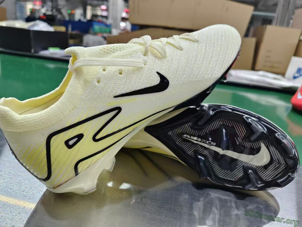 Nike Air Zoom Mercurial Vapor 16 Elite FG Football Boots - Beige/Black/Yellow