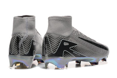 Nike Air Zoom Mercurial Superfly 10 Elite FG Football Boots - Grey/Black/White/Gold