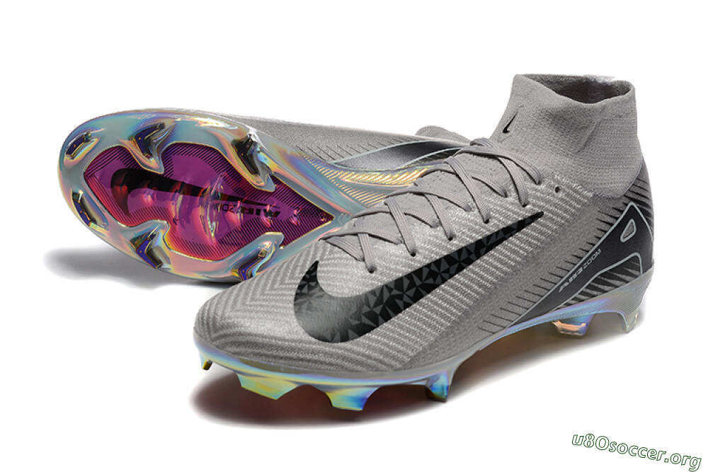 Nike Air Zoom Mercurial Superfly 10 Elite FG Football Boots - Grey/Black/White/Gold 0